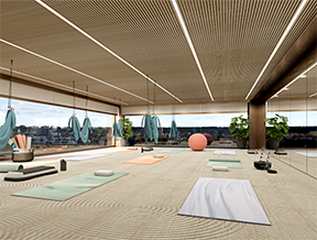 vgn kensington towers - yoga deck