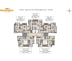 vgn kensington towers 3 floor plan - c3 block 14th floor